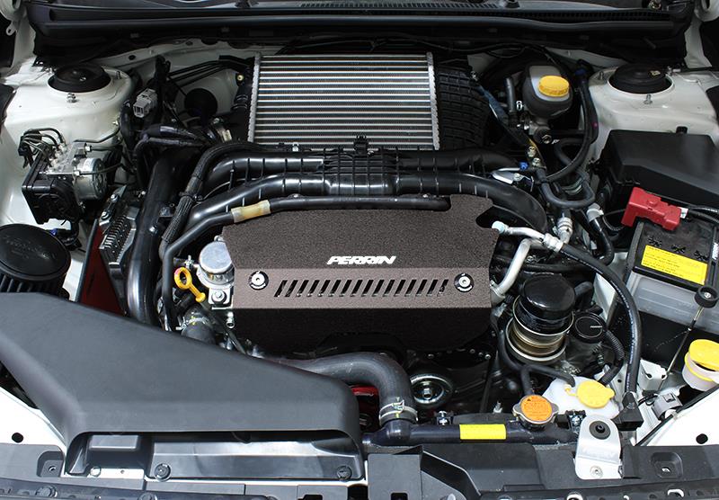 Subaru WRX Pulley Cover - Perrin Performance - Black - `15-`21